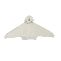 Graphic Figure Cropped Hoodie